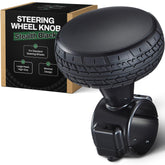 Top Life front view of knob showing matte stealth black finish and sleek profile benefit ease