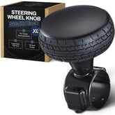 Top Life front view of stealth black knob showing shape and grip benefit