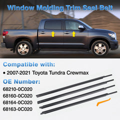 TOP-MAX front driver side trim close-up highlighting durable rubber for weather resistance