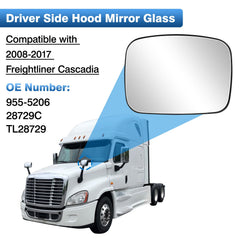 TOP-MAX close-up of convex mirror surface for wider field of vision