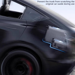 TOPABYTE mat installed in open trunk showing protection and preserved trunk function