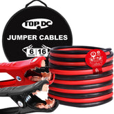 TOPDC front view of packaged cables showing complete kit and organized storage benefit
