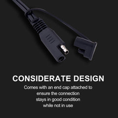 TOPDC protective end cap on plug keeping connector clean
