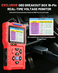 TopDiag performing battery test on car battery to prevent guesswork