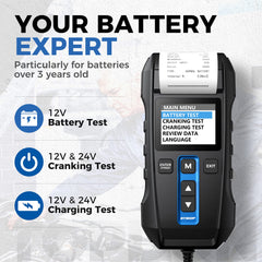 TOPDON BT300P thermal printer printing diagnostics for easy record-keeping