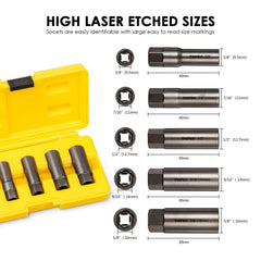 Topec closeup spiral flute showing deep bite for secure removal