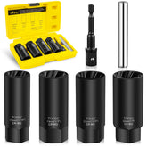 Topec front packaging of extractor kit showing full contents and portability benefit