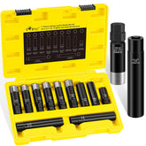 Topec front packaging showing full 11PCS set and case, ready for storage