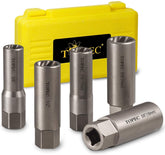 Topec front view case open showing organized extractors for quick selection