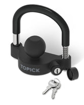 TOPICK front view showing lock profile and secure design benefit