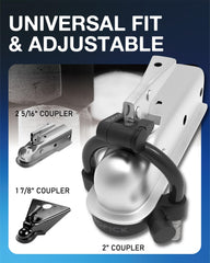 TOPICK PVC-coated U-shaped bolt texture preventing scratches and corrosion