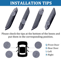 TOPINSTALL installed in all four doors adds neat storage and convenience