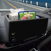 TOPINSTALL front view of dash tray showing clean OEM-style finish and added storage benefit
