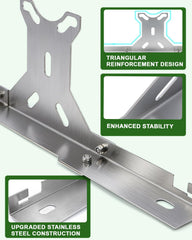 Toplamper dual tape measures detail showing clear markings for quick checks