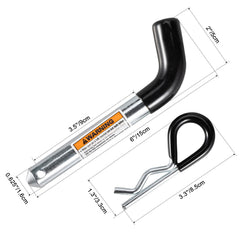 TOPSHINE vinyl-coated handle detail for improved grip and comfortable use