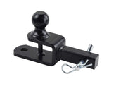 TOPTOW front view mounted in 1-1/4 inch receiver showing compact fit and versatility