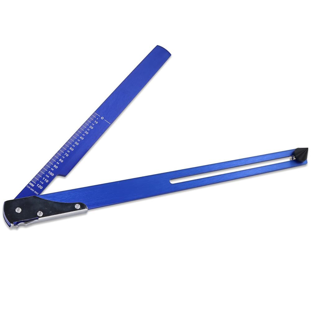 TOPVOP auto front view of sag scale showing compact durable construction and portability