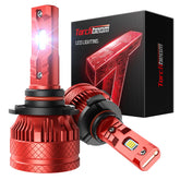 Torchbeam 9006 front view showing dual bulbs and plug; improved night visibility