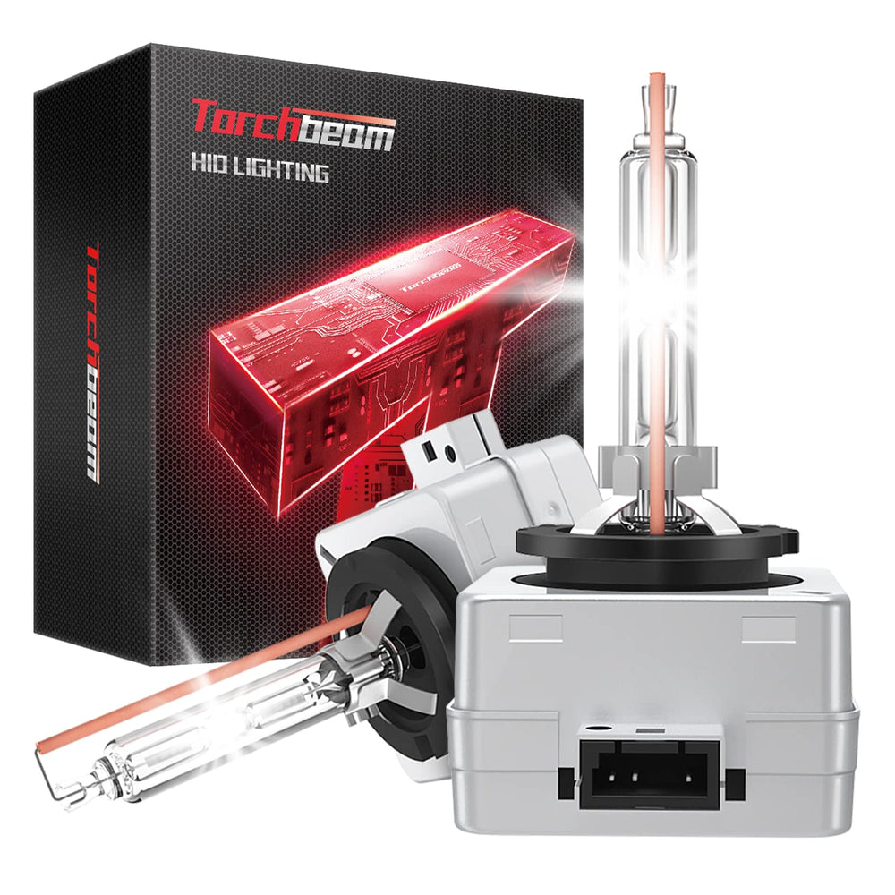 Torchbeam front packaging D3S bulbs showing pack of two and model info for easy selection