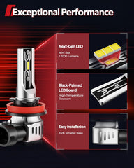 Torchbeam bulb installed in fog housing during night drive for clearer vision