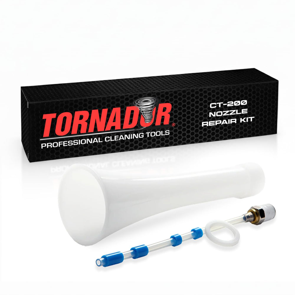 Tornador front kit view showing all three replacement parts and benefits