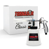 Tornador Z-010 front view showing tool and 32oz bottle for efficient detailing