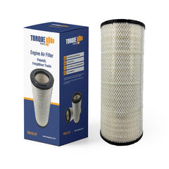 Torque front view of air filter showing fit and sealing surface benefit