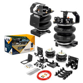 Torque front packaging shown on Silverado 2500HD, clear kit contents benefit