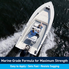 TotalBoat putty close-up texture showing fiber reinforcement for strong fills