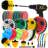 TOWBRUS front package layout showing all 32 pieces for versatile cleaning