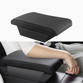 TPARTS front view on Tesla armrest showing sleek fit and comfort
