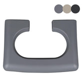 TQPONLY front view of grey cup holder pad showing clean replacement benefits