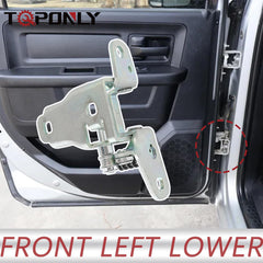 TQPONLY hinge close-up pivot pin detail for durable operation
