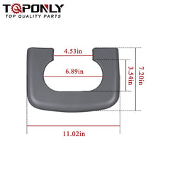 TQPONLY side profile showing mounting clips for easy installation benefit