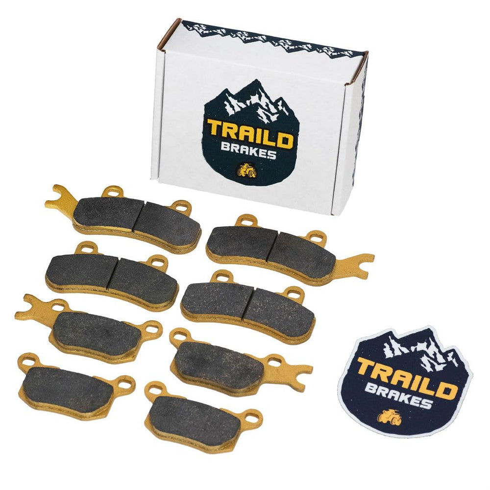 Traild front packaging showing full pad set and easy fit benefits