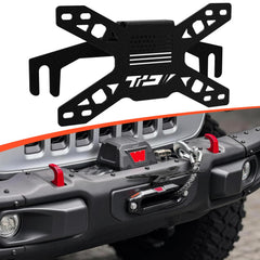 TraiNexalign front-mounted plate holder showing secure fit and rugged look