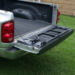 Traxion ladder step close-up showing textured tread for slip-resistant grip