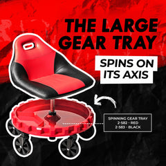 Traxion side profile demonstrating height adjustability, adapts to varied tasks