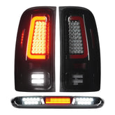 Tresound front-assembled tail lights showing full LED styling and improved visibility