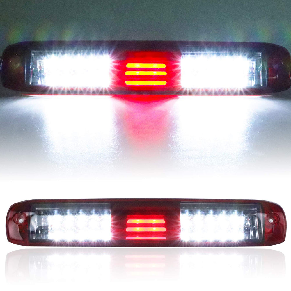 Tresound front view chrome high-mount brake light showing clean fit and aesthetic