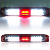 Tresound front view chrome high-mount brake light showing clean fit and aesthetic