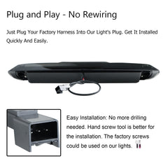Tresound mounted illuminating truck bed for better cargo visibility