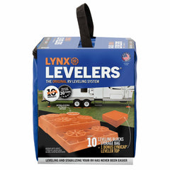Tri-Lynx single leveler block top view showing non-slip surface and stable contact