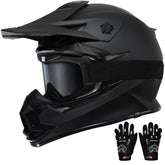 TRIANGLE helmet front view showing shell and faceguard for superior protection