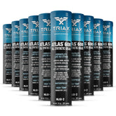 Triax Atlas 600 front packaging showing tube pack and heavy-duty use benefit