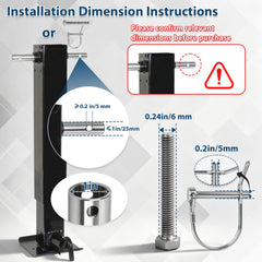TRILVIX side profile highlighting thickened stainless steel strength and corrosion resistance