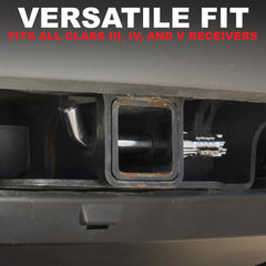 Trimax side profile showing 5/8" pin and 3-1/4" span for proper fit