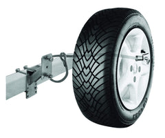 Trimax ST30 lock head close-up showing weatherproof cap and secure closure