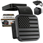 TrkWyze front view showing aluminum flag face for durable patriotism