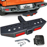 TrkWyze front view installed on truck showing wide step and safe access